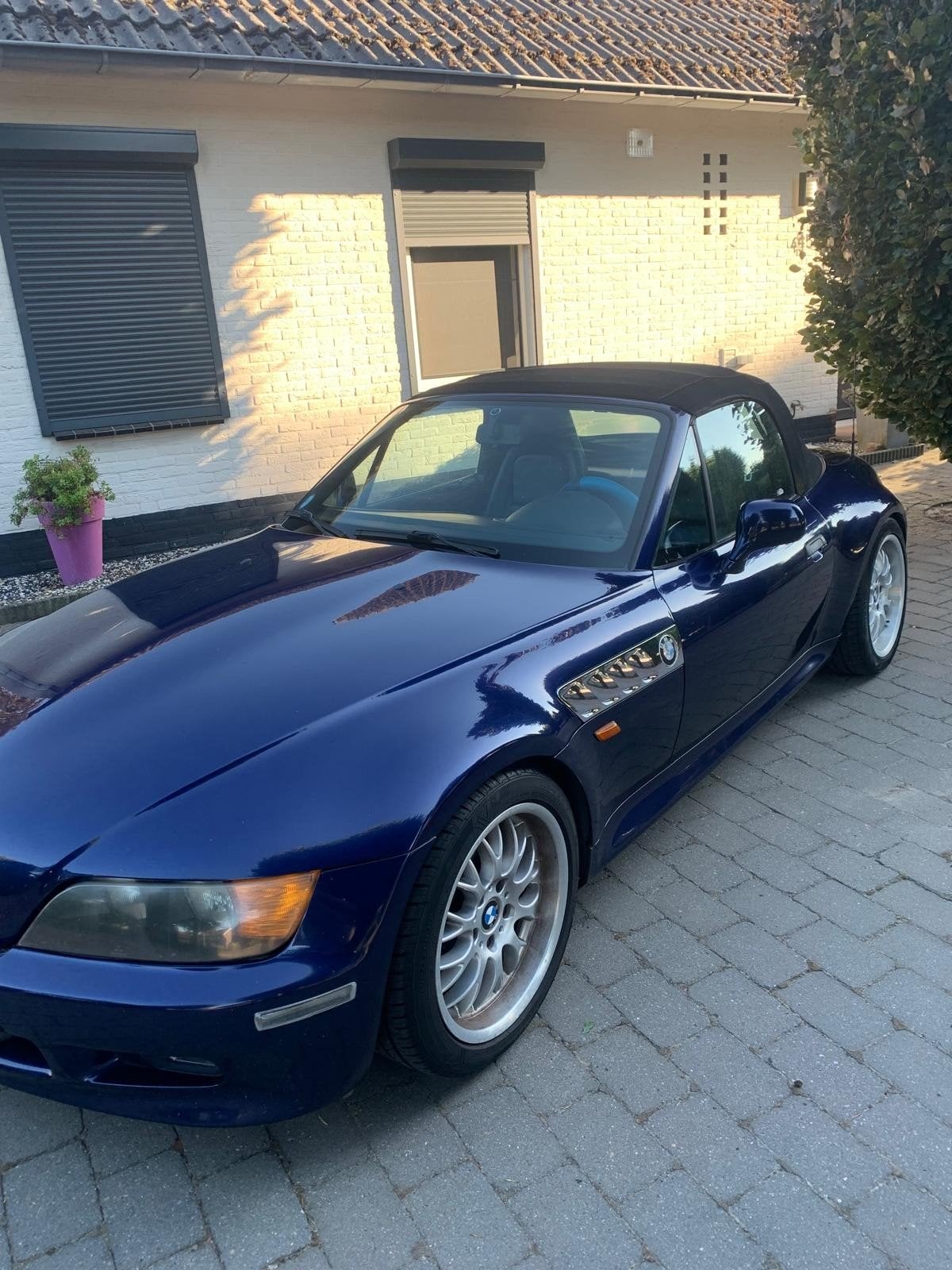 BMW Z3 2.8 wide body Roadster 1998 Blauw, Achterwielaandrijving, 192 pk, Cabriolet, Blauw
