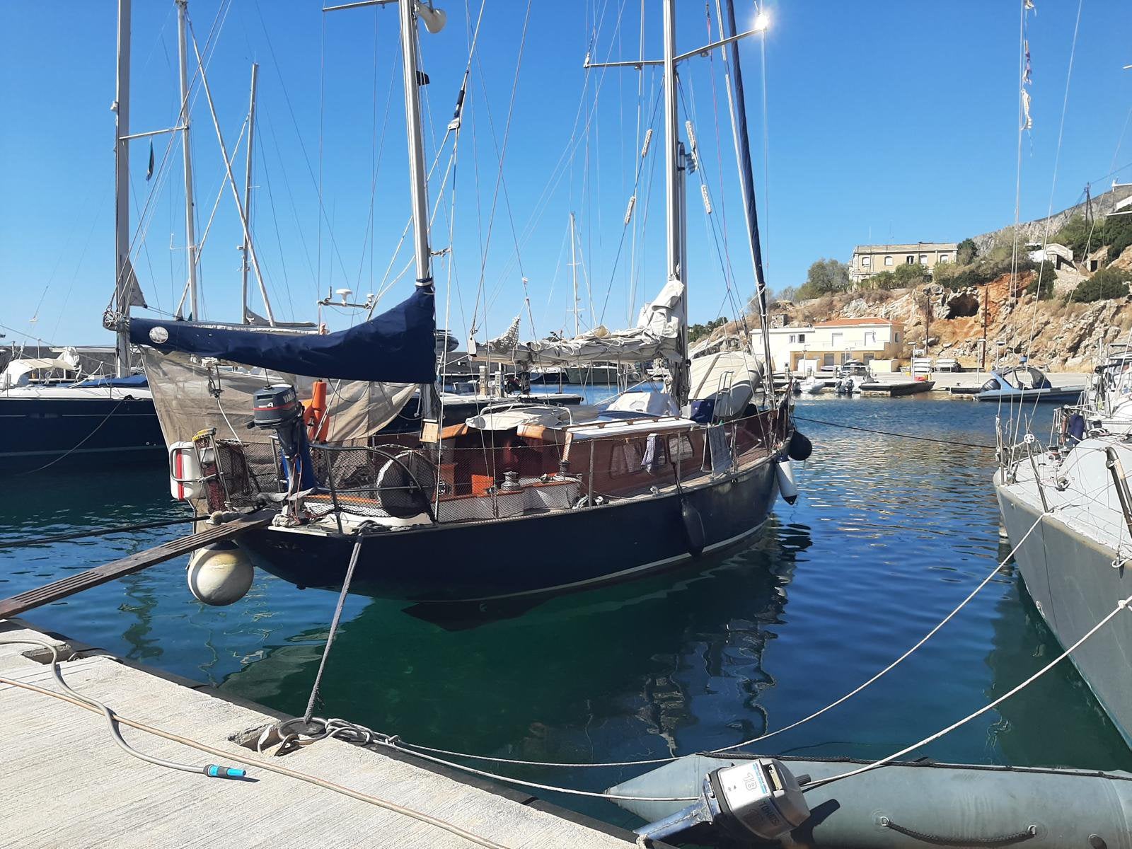 Live aboard klassieke tweemaster, Gebruikt, Binnenboordmotor, 14 m, Ketch / tweemaster