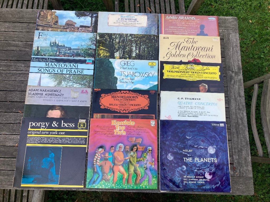 15 klassieke LP's, Cd's en Dvd's, Vinyl | Klassiek, LP, Ophalen of Verzenden, Zo goed als nieuw, Orkest of Ballet