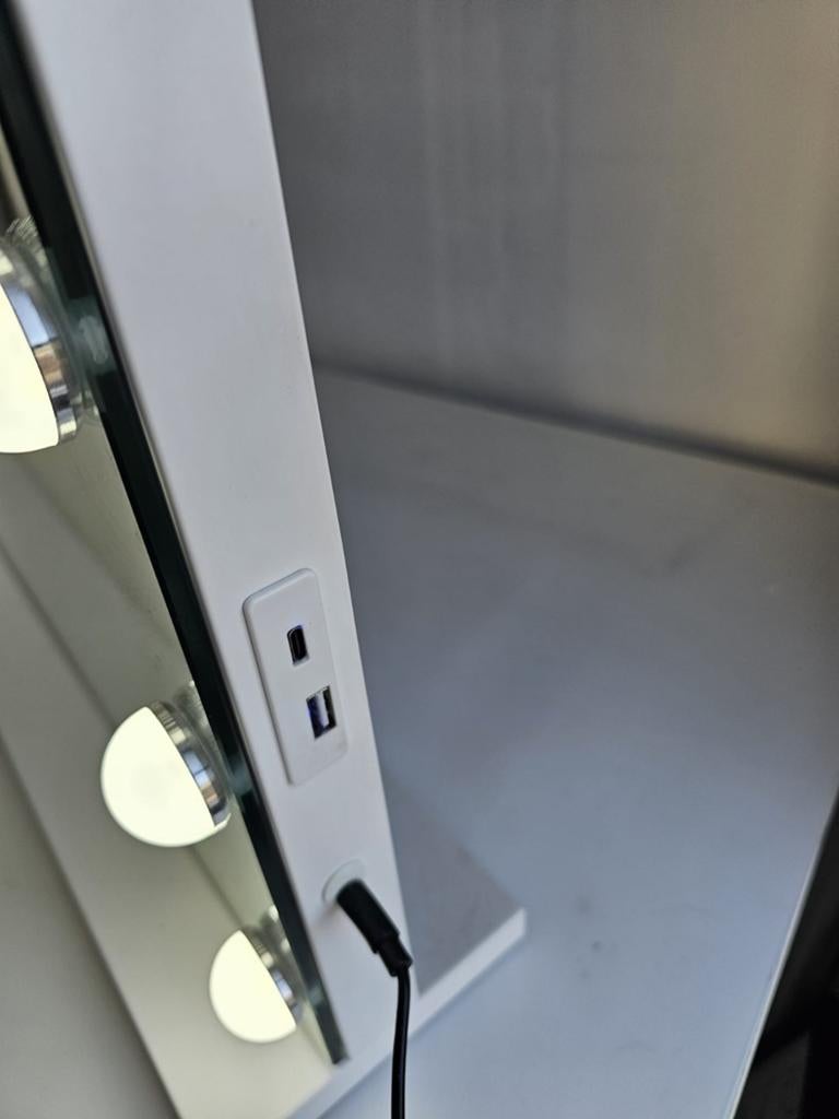 Hollywood Make-up Spiegel met Verlichting, Huis en Inrichting, Woonaccessoires | Spiegels, Zo goed als nieuw, 75 tot 100 cm, Rechthoekig