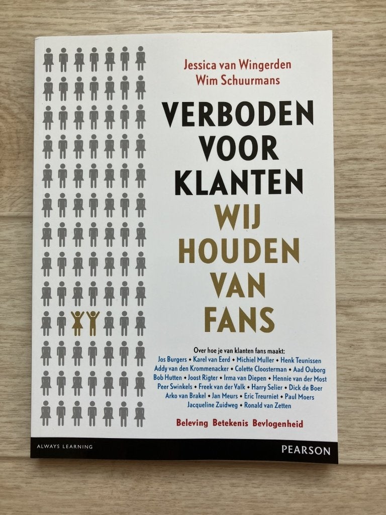 Boek Verboden voor klanten wij houden van fans, Ophalen of Verzenden, Nieuw, Economie en Marketing, Jessica van wingerden