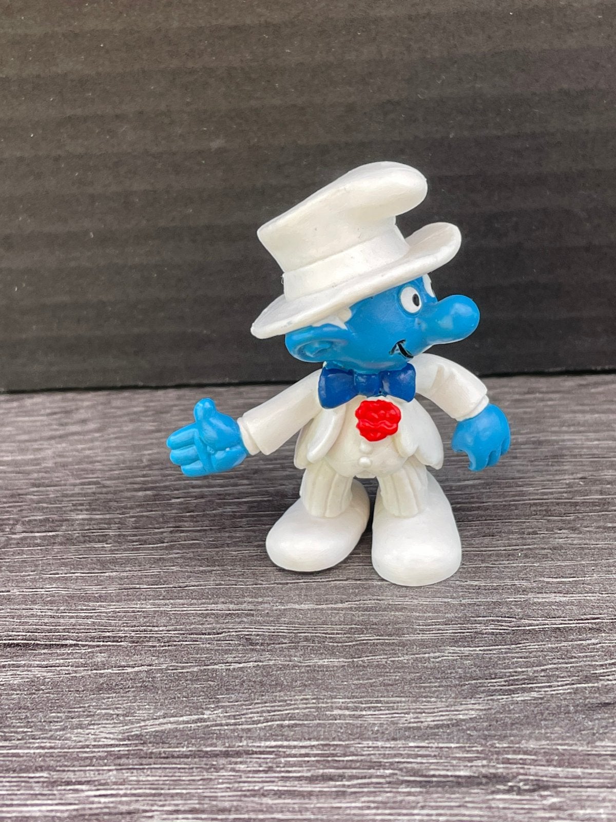 Smurf bruidegom - Figuurtje, Ophalen of Verzenden, Gebruikt, Overige Smurfen, Poppetje, Figuurtje of Knuffel