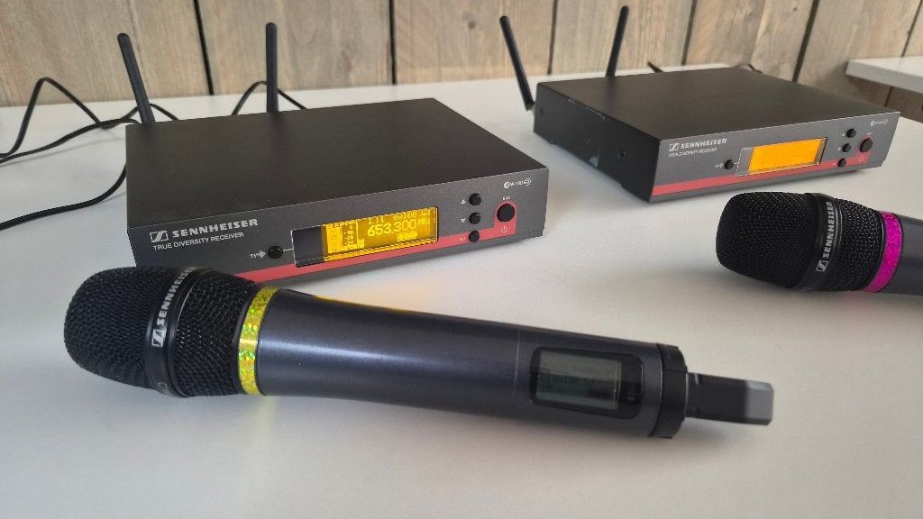 1 x Sennheiser EW100 G3 ontvanger met E835 zangmicrofoon, Ophalen, Zo goed als nieuw, Zangmicrofoon, Draadloos