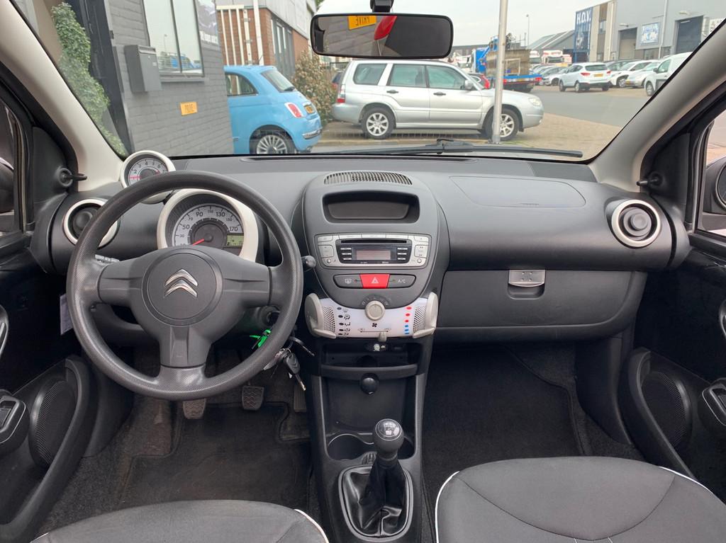 Citroen C1 1.0 Collection|Open Dak|1e eig|Airco|NAP|El.Ramen, Auto's, Voorwielaandrijving, Euro 5, Stof, Gebruikt