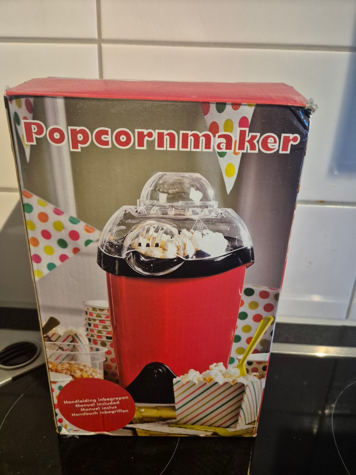 Popcornmaker 1x gebruikt, Ophalen, Zo goed als nieuw