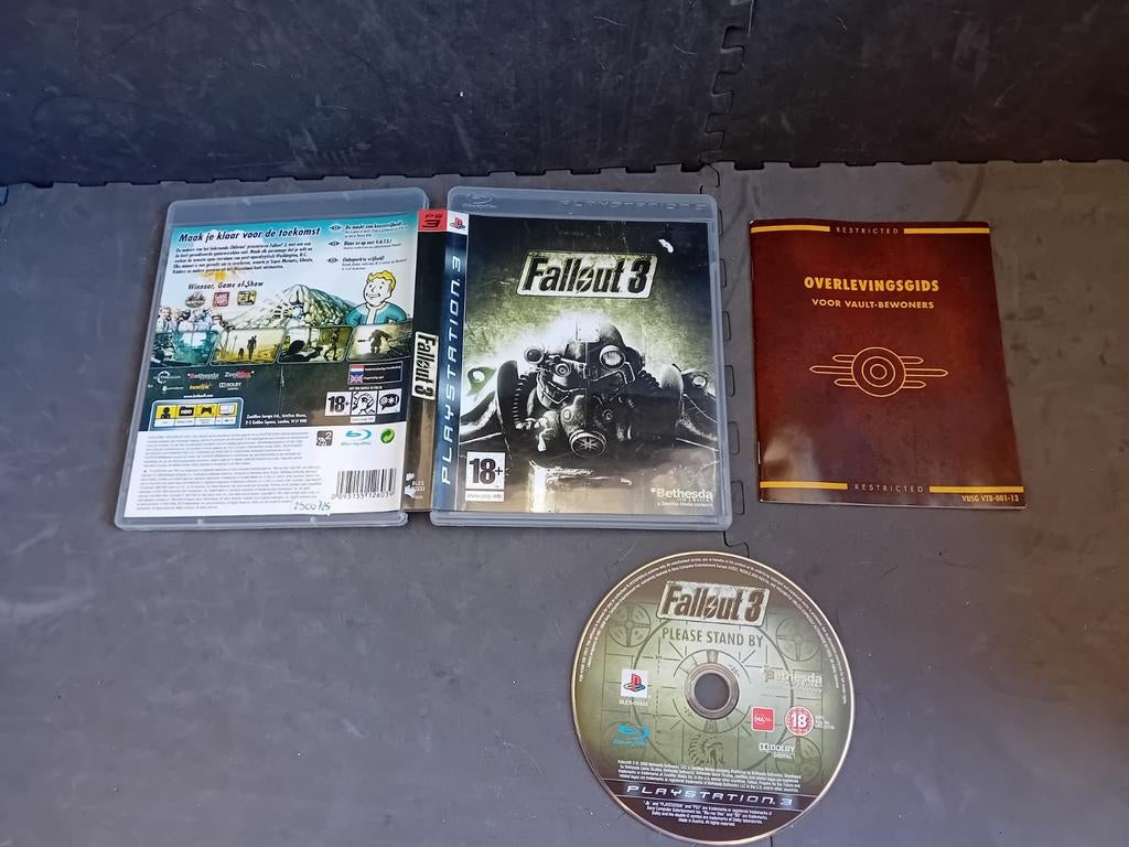 Playstation 3 spel Fallout 3, Spelcomputers en Games, Games | Sony PlayStation 3, Avontuur en Actie, Gebruikt, Vanaf 18 jaar, .