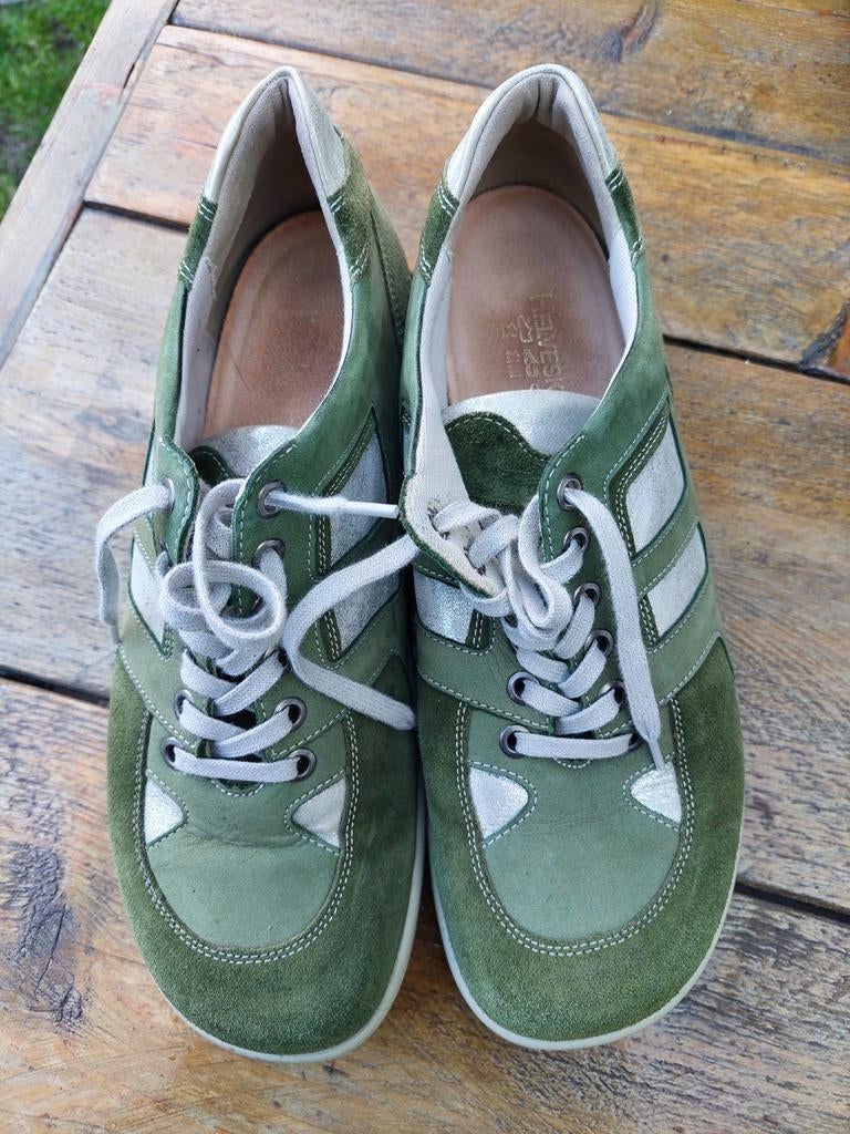 Helvesko sneakers groen - Maat 41, Helvesko, Ophalen of Verzenden, Sneakers of Gympen, Gedragen