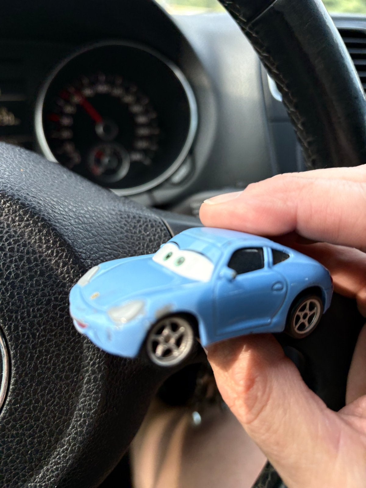 Disney Pixar Cars Sally (Porsche 911) - Metalen Auto, Ophalen, Gebruikt