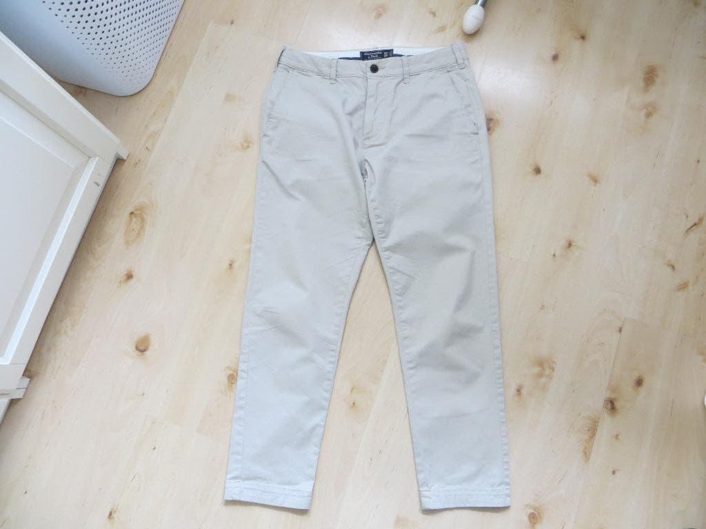 chino/beige/pantalon/Abercrombie & Fitch/zomerbroek/28/30, Beige, Ophalen of Verzenden, Abercrombie & Fitch, Gedragen