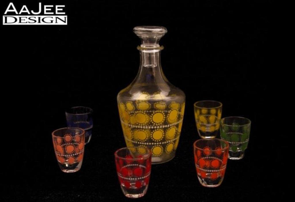 Crystal ‘d Arques – Likeurset – Service Liqueur – In doosje, Verzamelen, Ophalen of Verzenden, Gebruikt, Overige typen