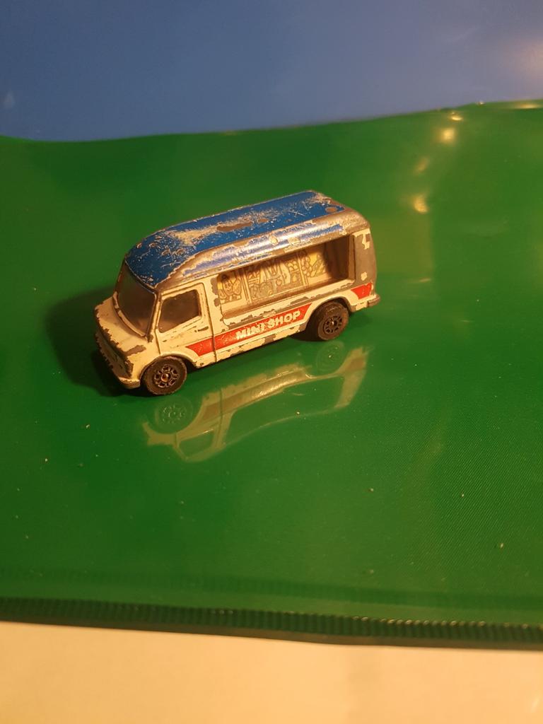 Speelgoedauto Corgi Made in GT Britain Mercedes mobile shop, Ophalen of Verzenden, Groter dan 1:32, Auto, Overige merken