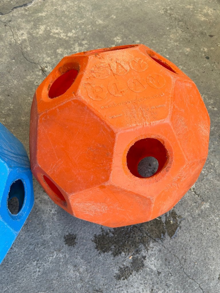 Hooi/speelbal/slowfeeder, Dieren en Toebehoren, Ophalen, Gebruikt, Overige disciplines