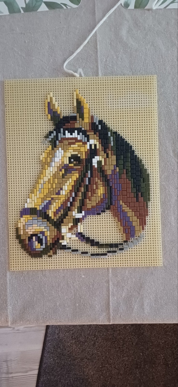 Ministeck set met paarden, Hobby en Vrije tijd, Ministeck, Ophalen of Verzenden, Gebruikt, Losse ministeck of Strip