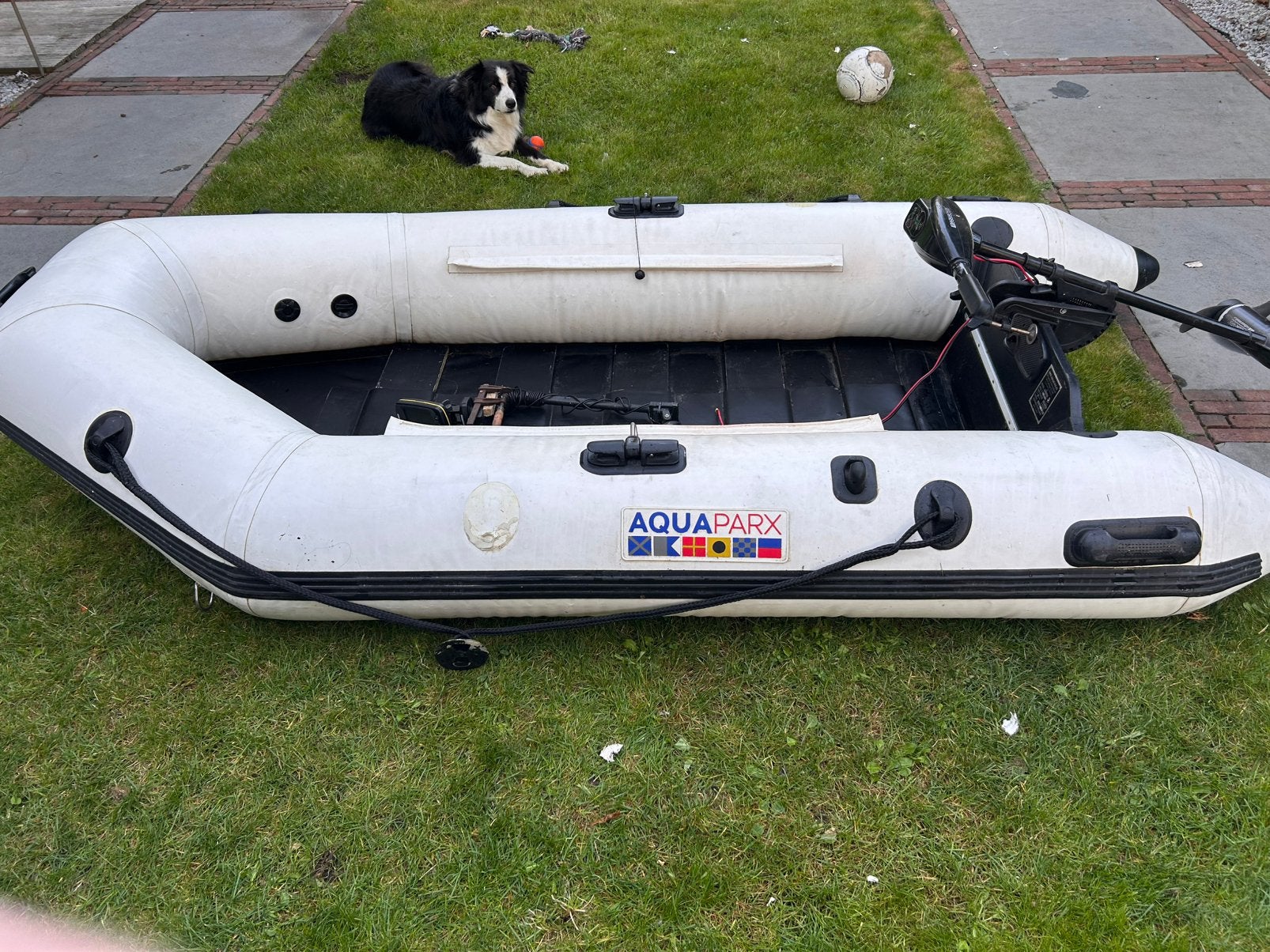 Foto 7 van Zeer mooie aquaparx rubberboot 2.8m bij 1.35m