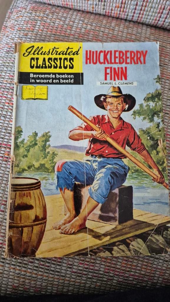 Stripboek Huckleberry Finn, Eén stripboek, Ophalen, Gelezen