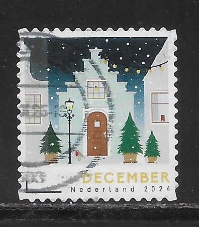 2024, Decemberzegel, Grachtenhuisje [4248] (K0801), Ophalen of Verzenden