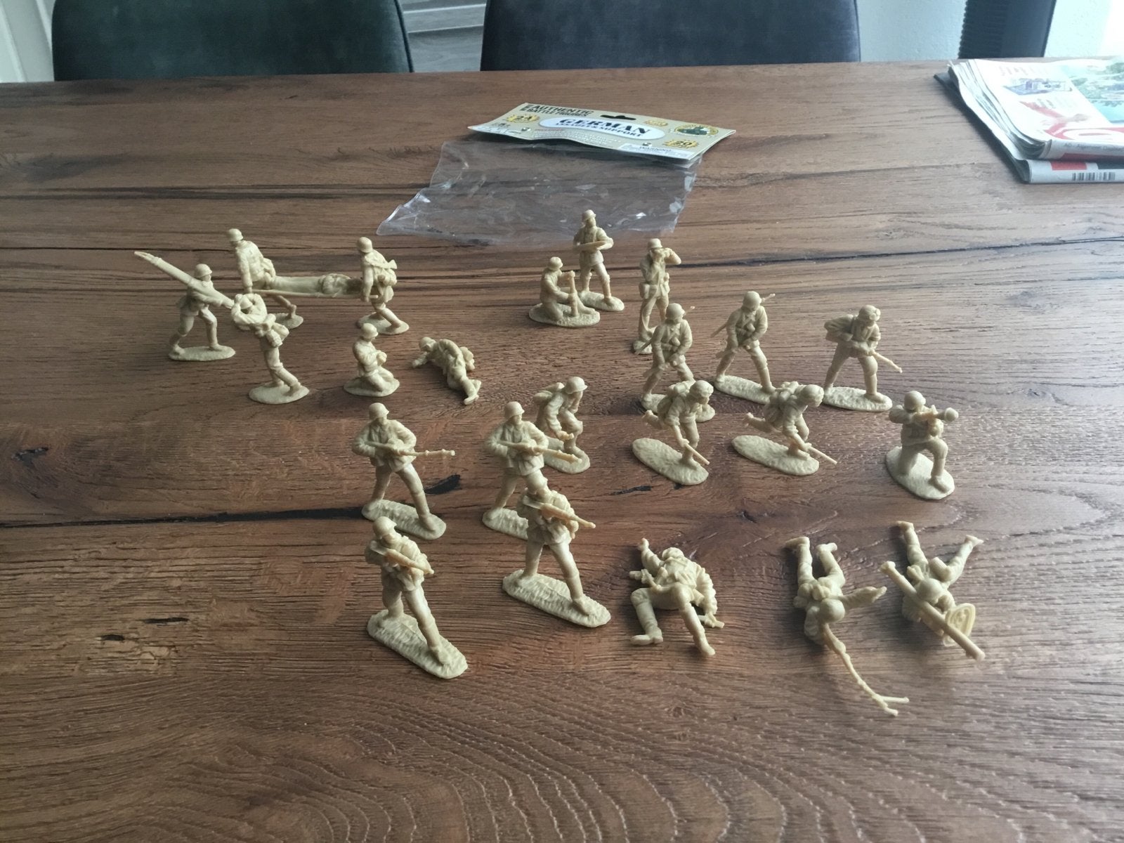 BMC Duitse Infanterie Soldaatjes 1:32 - 24 stuks, Hobby en Vrije tijd, Modelbouw | Figuren en Diorama's, Nieuw, Figuur of Figuren