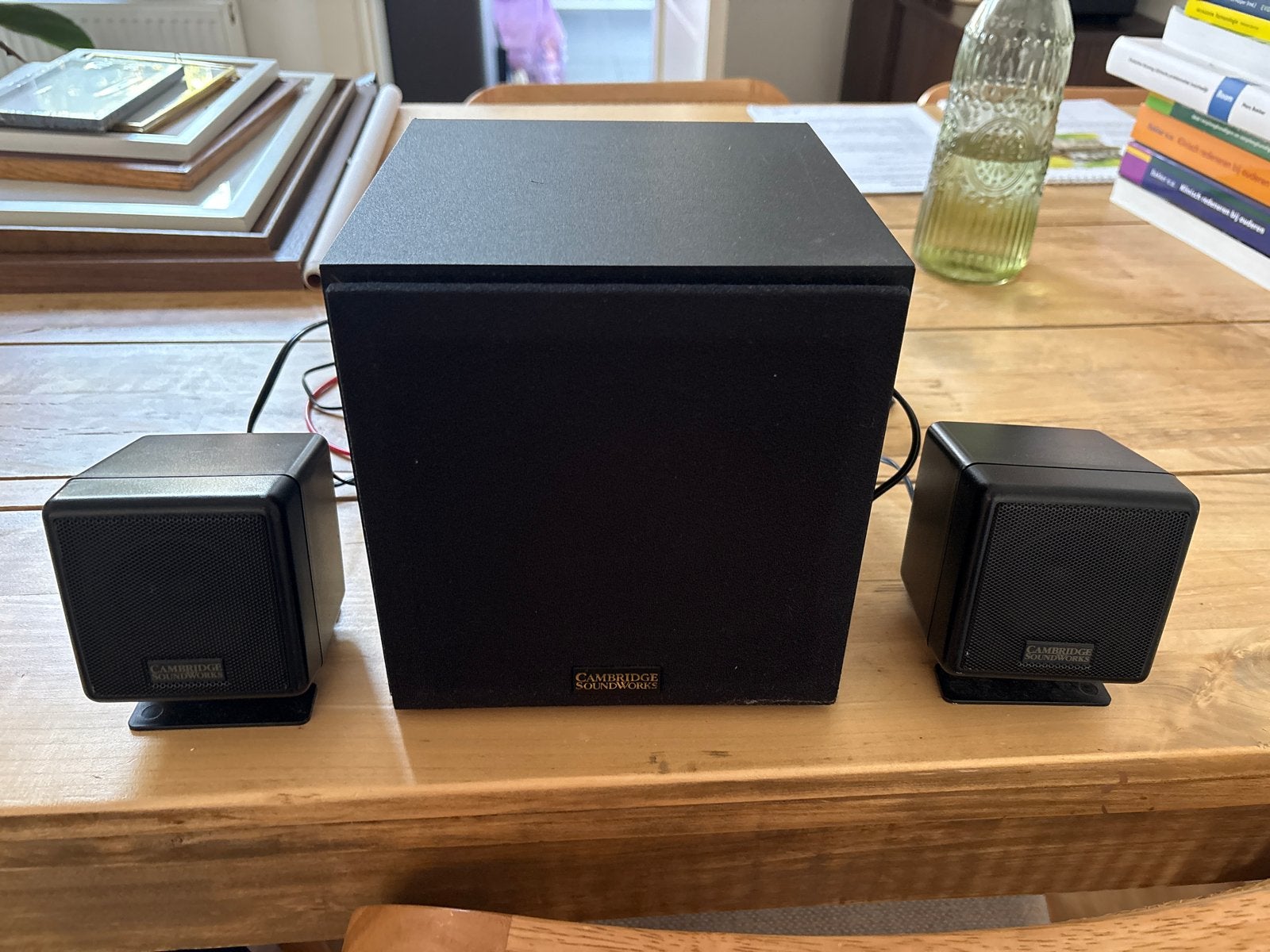 Cambridge Soundworks SW320 Speakerset met Subwoofer, Overige merken, Gebruikt, Inclusief kabels, Speakerset