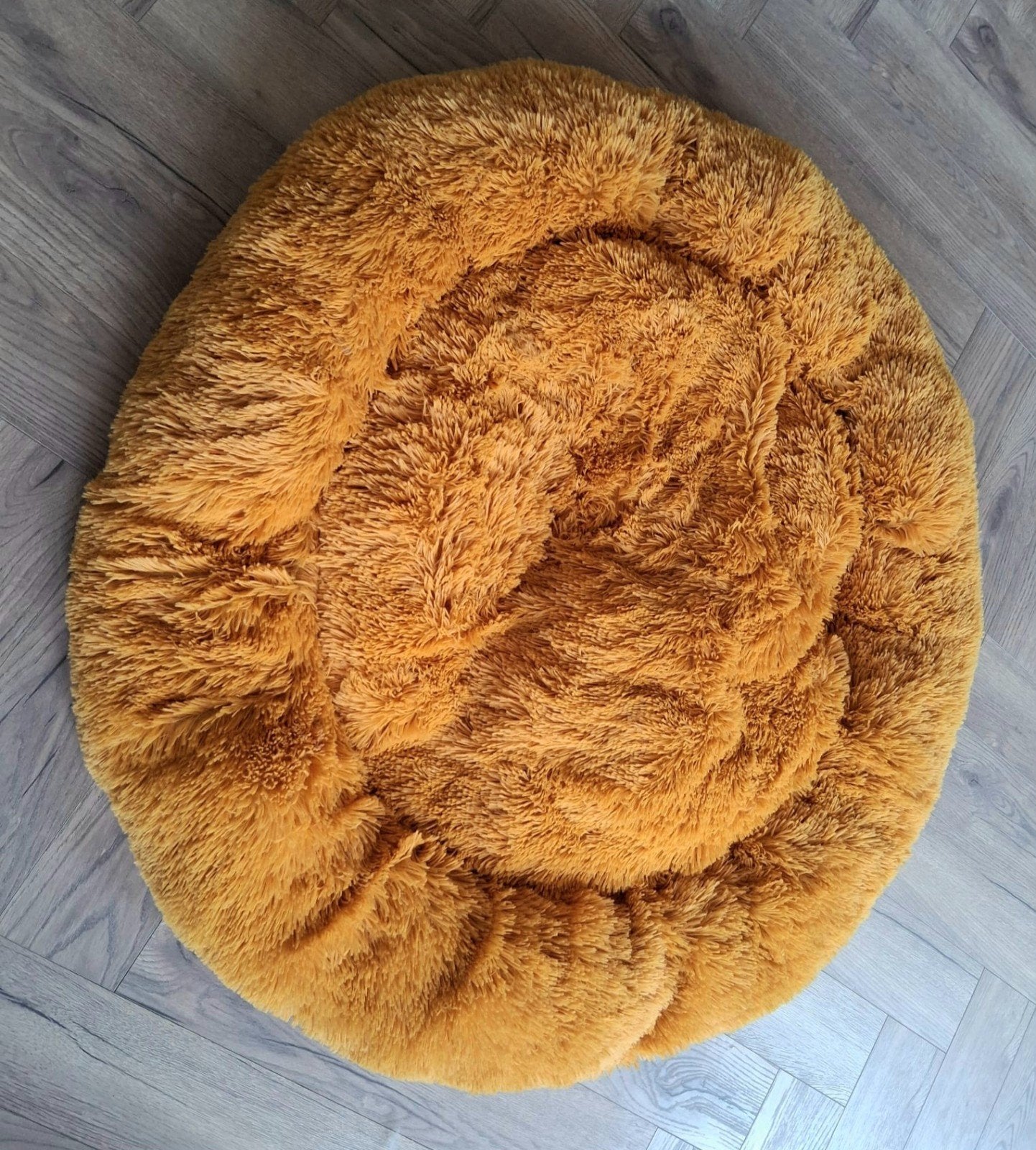 Hondenmand donut okergeel, Dieren en Toebehoren, Ophalen, Nieuw, Overige