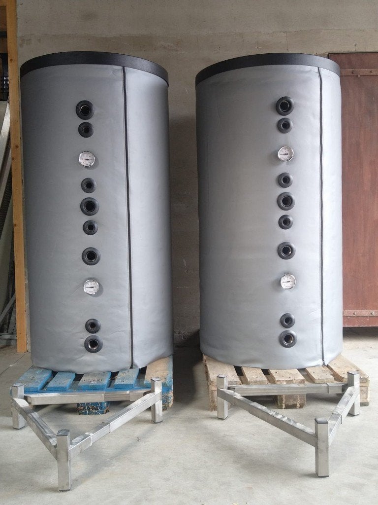 2 buffervaten SUNSYSTEM van 500 liter, PR2 500, Ophalen, 100 liter of meer, Boiler, Zo goed als nieuw