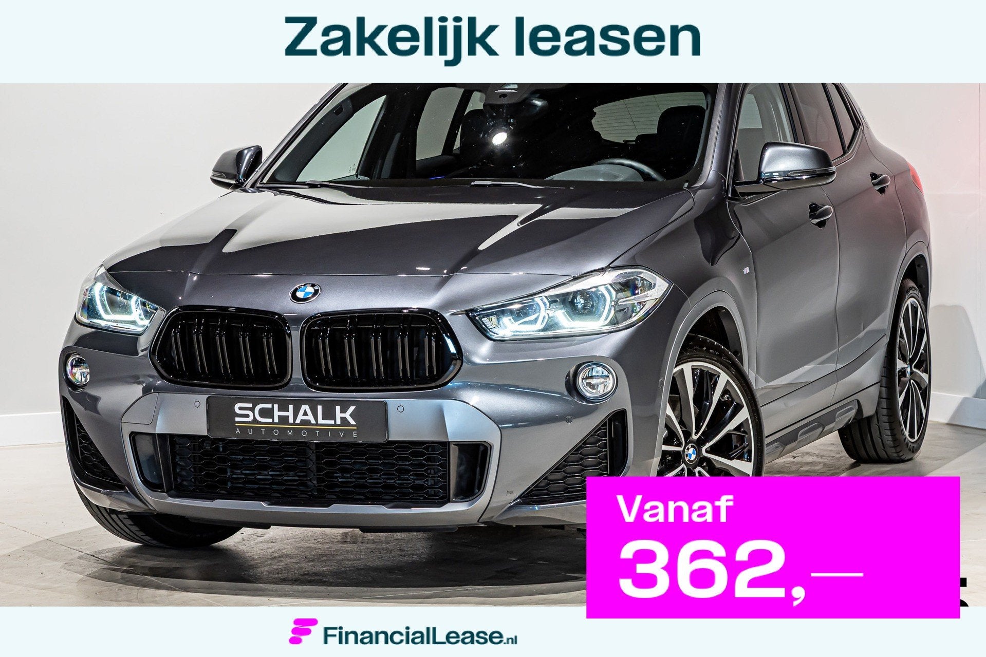 BMW X2 SDrive20i High Executive|M-sport|NAP|Trekhaak|Cam, X2, 1435 kg, Zilver of Grijs, Benzine