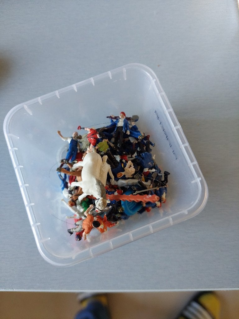 Figuren HO, Hobby en Vrije tijd, Modeltreinen | H0, Overige merken, Gebruikt, Gelijkstroom of Wisselstroom, Overige typen