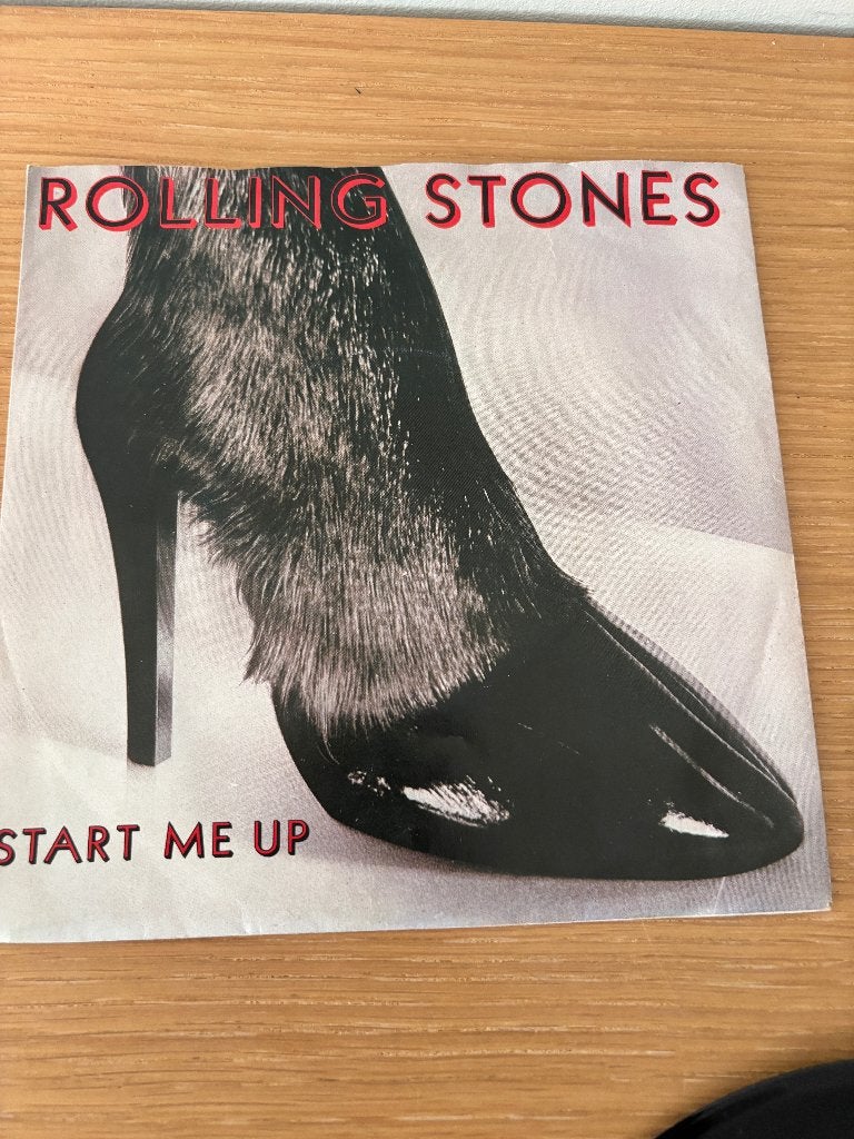 Single - Rolling Stones - Start me up, Cd's en Dvd's, Vinyl Singles, Gebruikt, Pop, LP, 7 inch, Ophalen of Verzenden