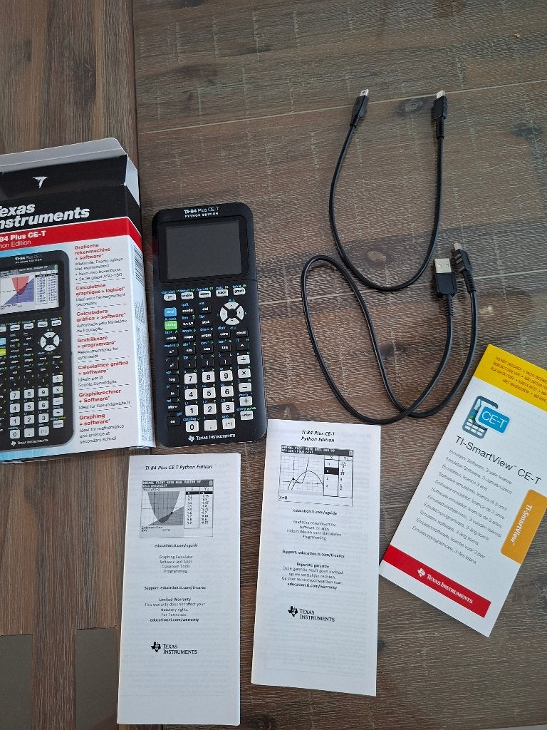 Texas rekenmachine TI-84 plus CE-T, Ophalen of Verzenden, Grafische rekenmachine, Zo goed als nieuw