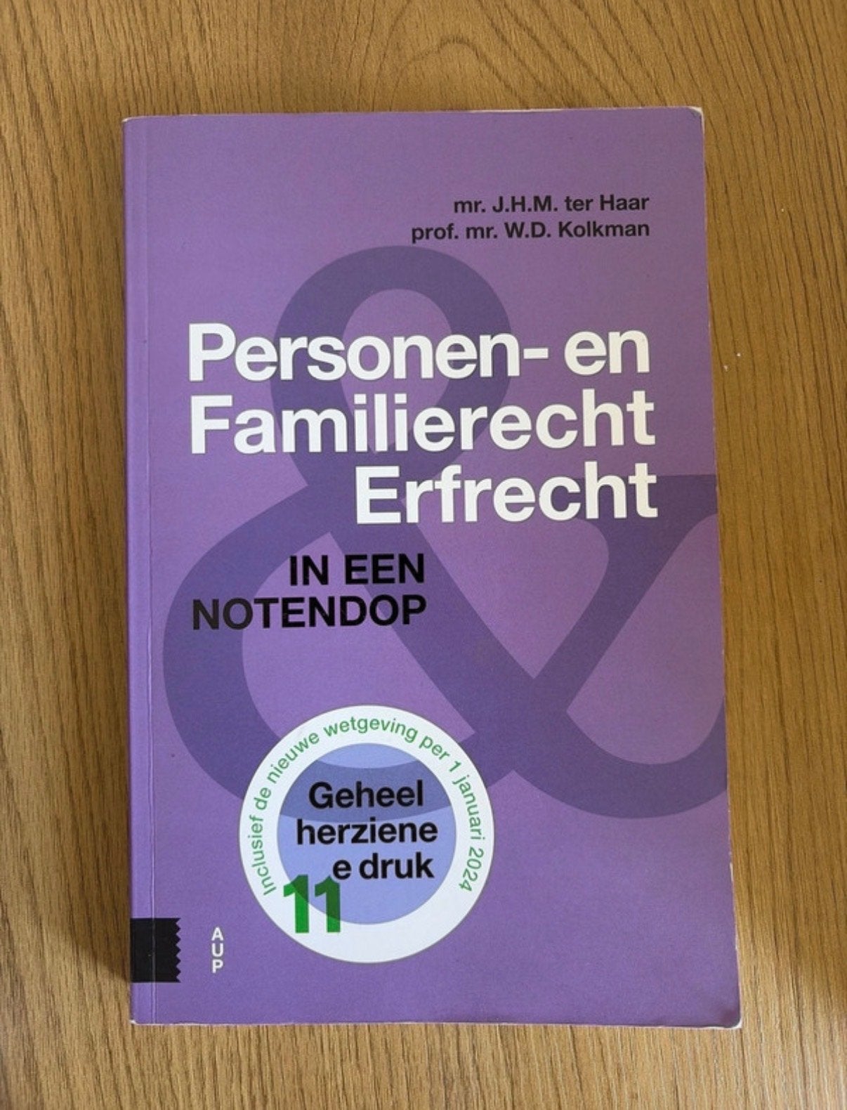 Personen- en Familierecht & Erfrecht in een Notendop, Ophalen of Verzenden, Gamma, Zo goed als nieuw, HBO