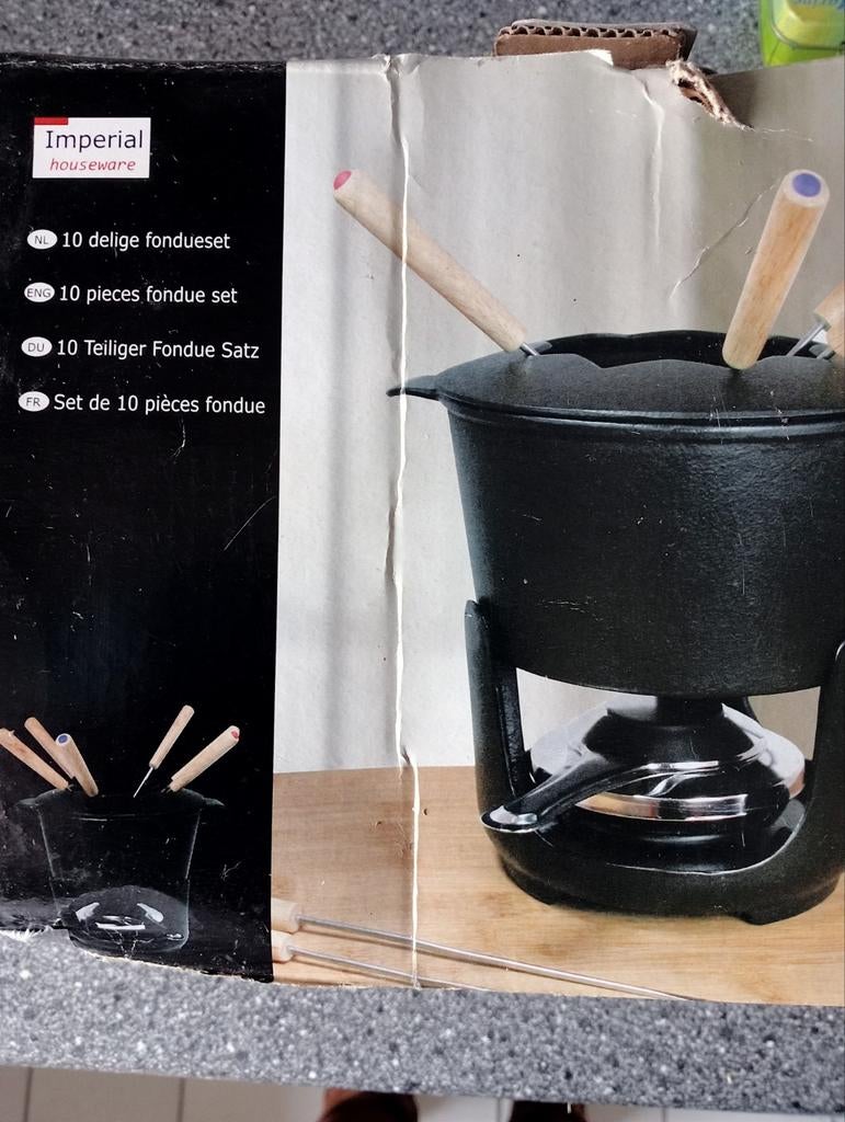 Diverse fonduesets: gietijzer, elektrisch en meer!, Ophalen of Verzenden, Fondueset