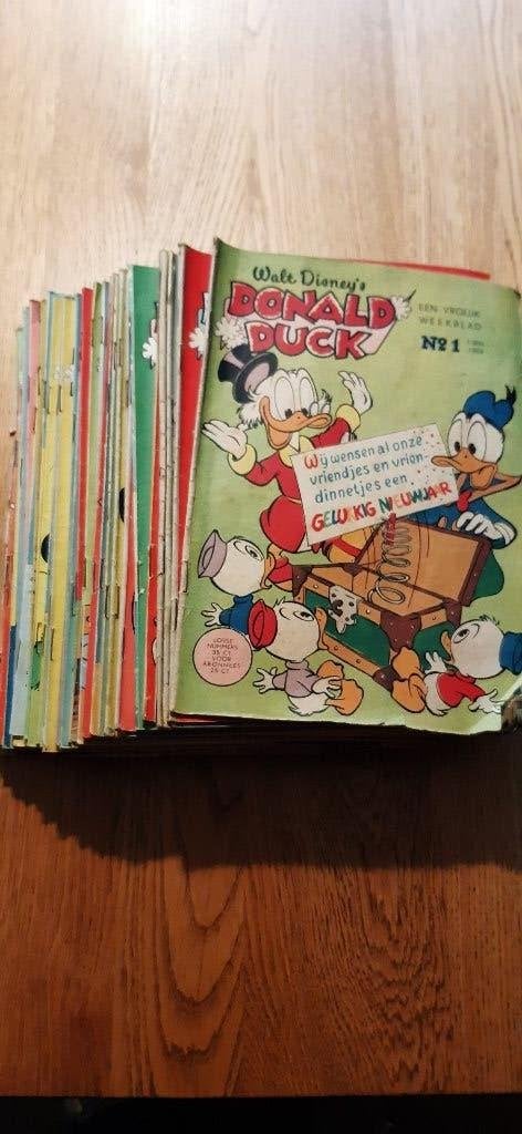 Complete jaargang Donald Duck's 1959,  losse nummers, Gelezen, Complete serie of reeks, Ophalen of Verzenden, Donald Duck