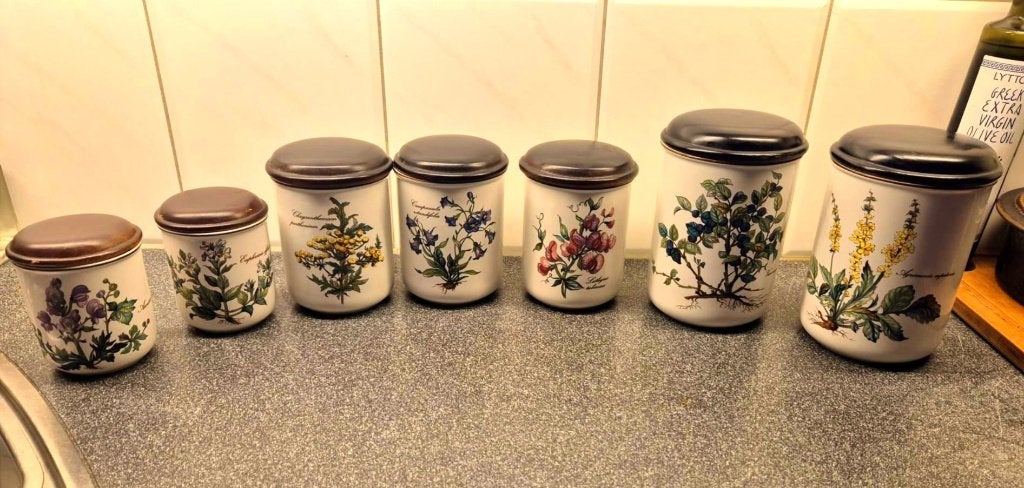 Villeroy & Boch Botanica vintage dekselpotten set 7 stuks, Ophalen of Verzenden