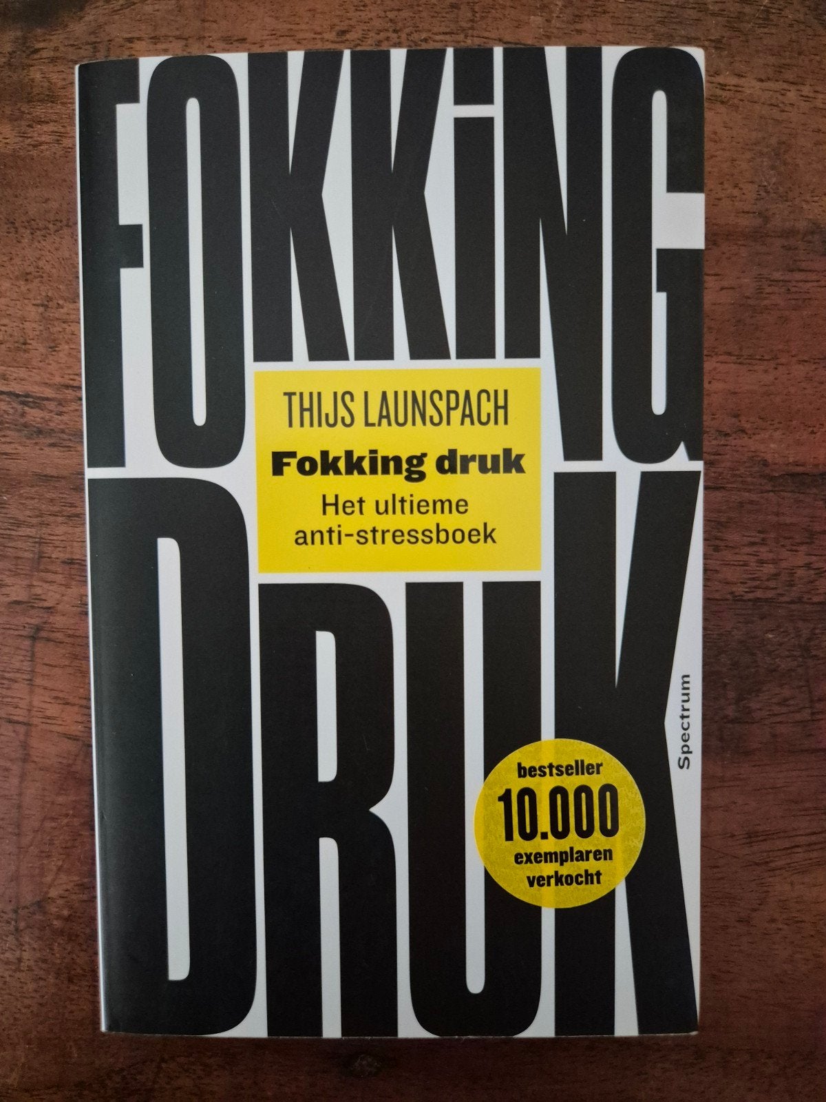 Thijs Launspach - Fokking druk, Boeken, Ophalen of Verzenden, Zo goed als nieuw, Thijs Launspach