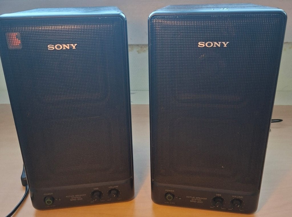 Sony SRS-200 Active Speaker system (versterker ingebouwd), Audio, Tv en Foto, Stereo-sets, Zo goed als nieuw, Sony, Speakers, Losse componenten