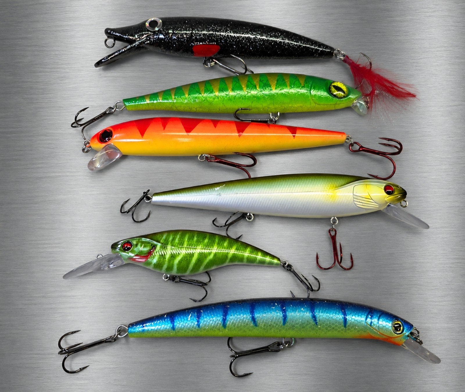 setje met 6 pluggen : STRIKE PRO / DAIWA / STORM / BALZER /, Watersport en Boten, Ophalen of Verzenden, Zo goed als nieuw, Overige typen