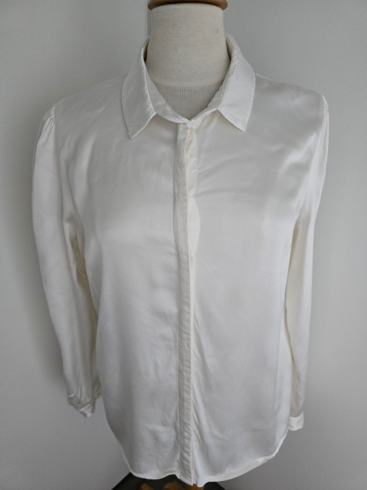 Nukus glans blouse L, Kleding | Dames, Ophalen of Verzenden, Zo goed als nieuw, Maat 42/44 (L)
