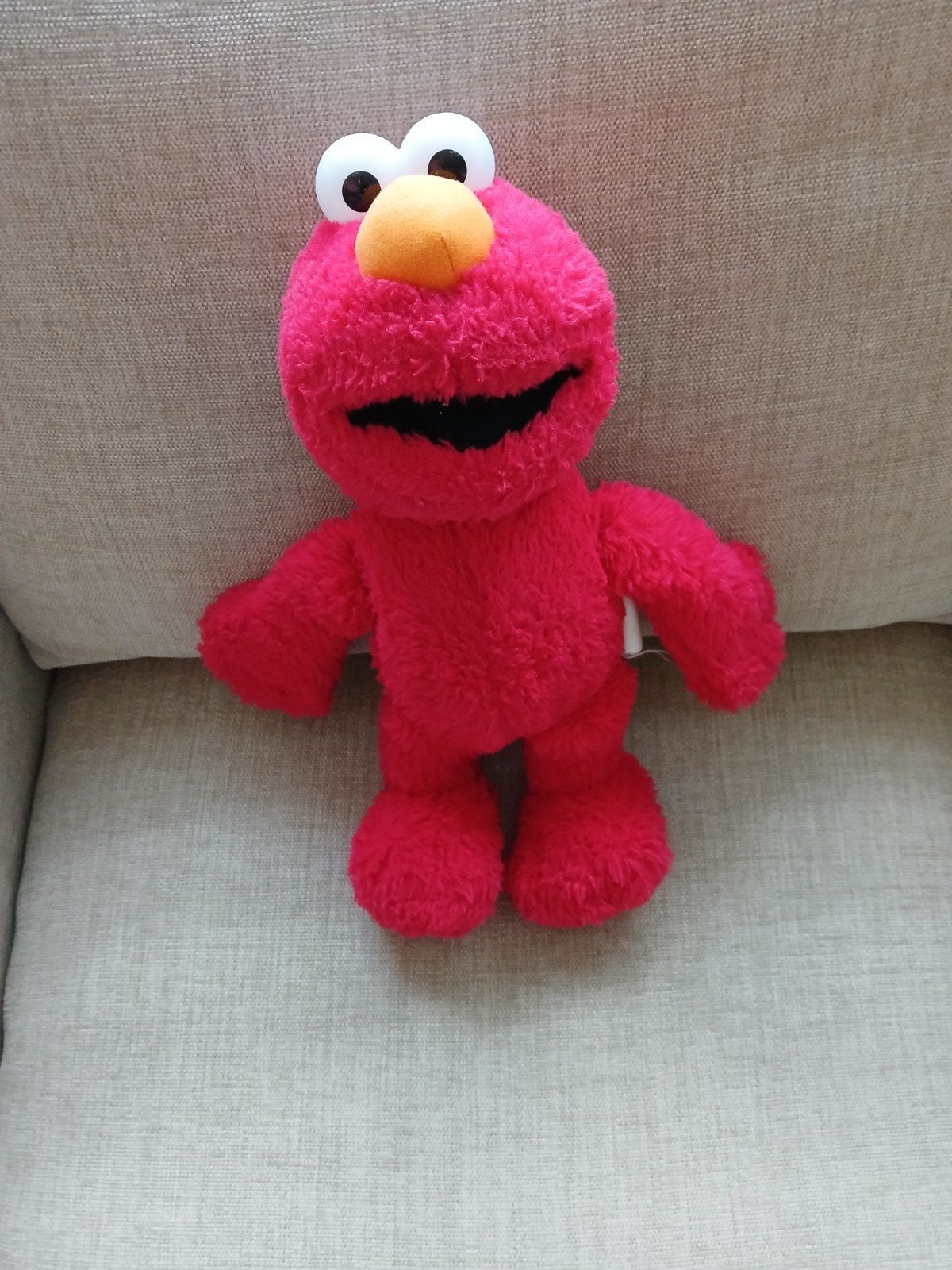 Sesamstraat Elmo knuffel groot, Overige typen, Ophalen of Verzenden, Zo goed als nieuw, Middelgroot (20 tot 80 cm)