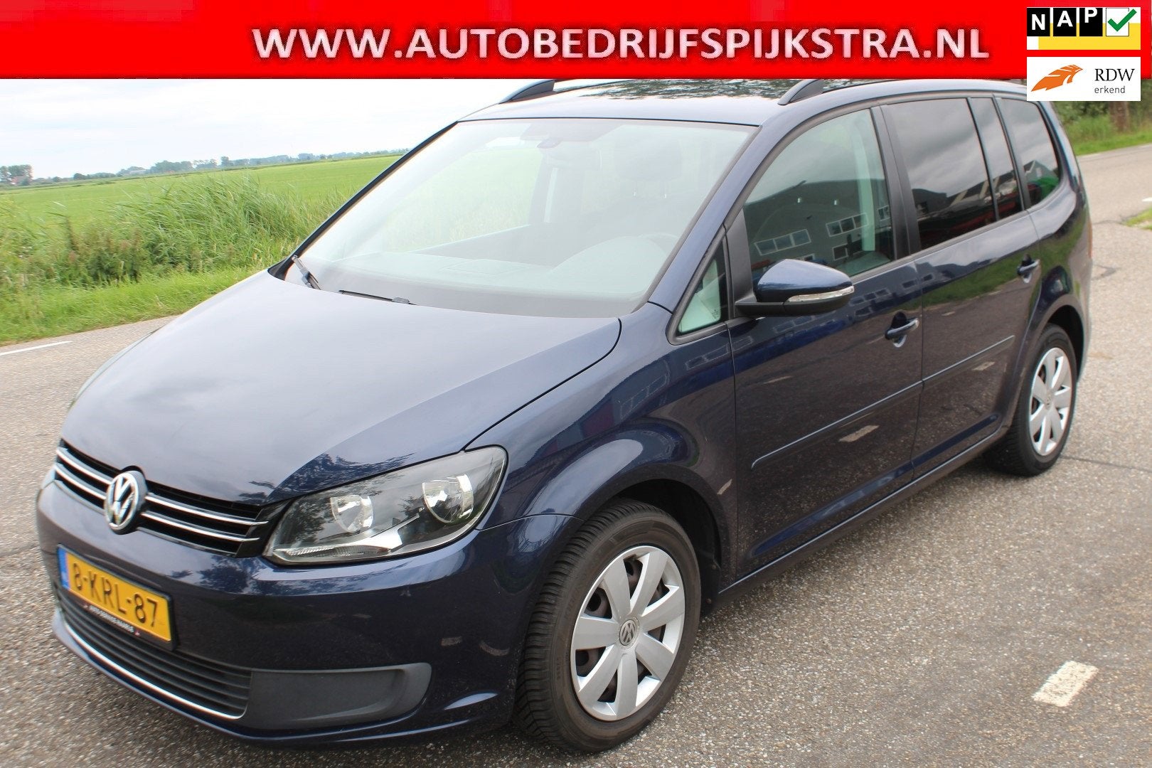 Volkswagen Touran 1.6 TDI Comfortline BlueMotion 7-persoons, Auto's, Voorwielaandrijving, Euro 5, Gebruikt, Zwart