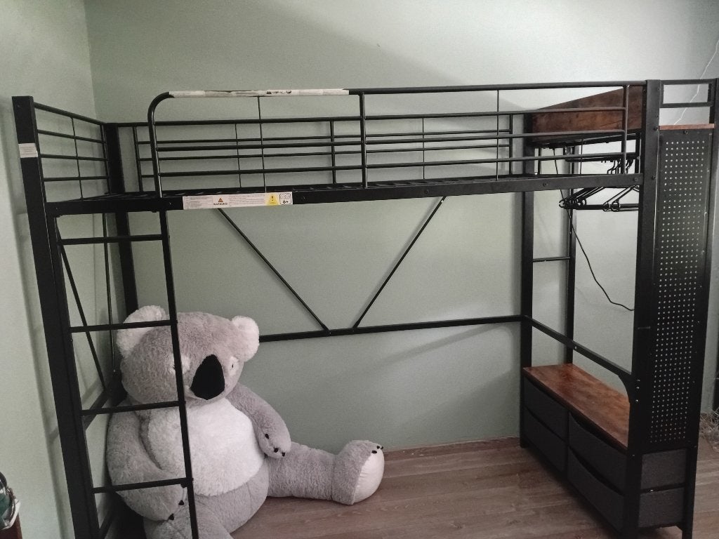 Hoogslaper, Huis en Inrichting, Ophalen, Eenpersoons, Zo goed als nieuw, 200 cm