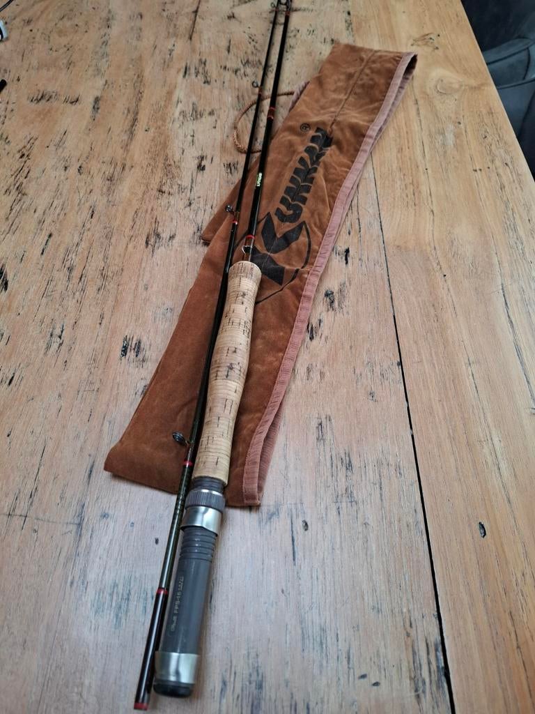 Kunnan 8ft 4/5wt vliegenhengel, Ophalen of Verzenden, Overige typen