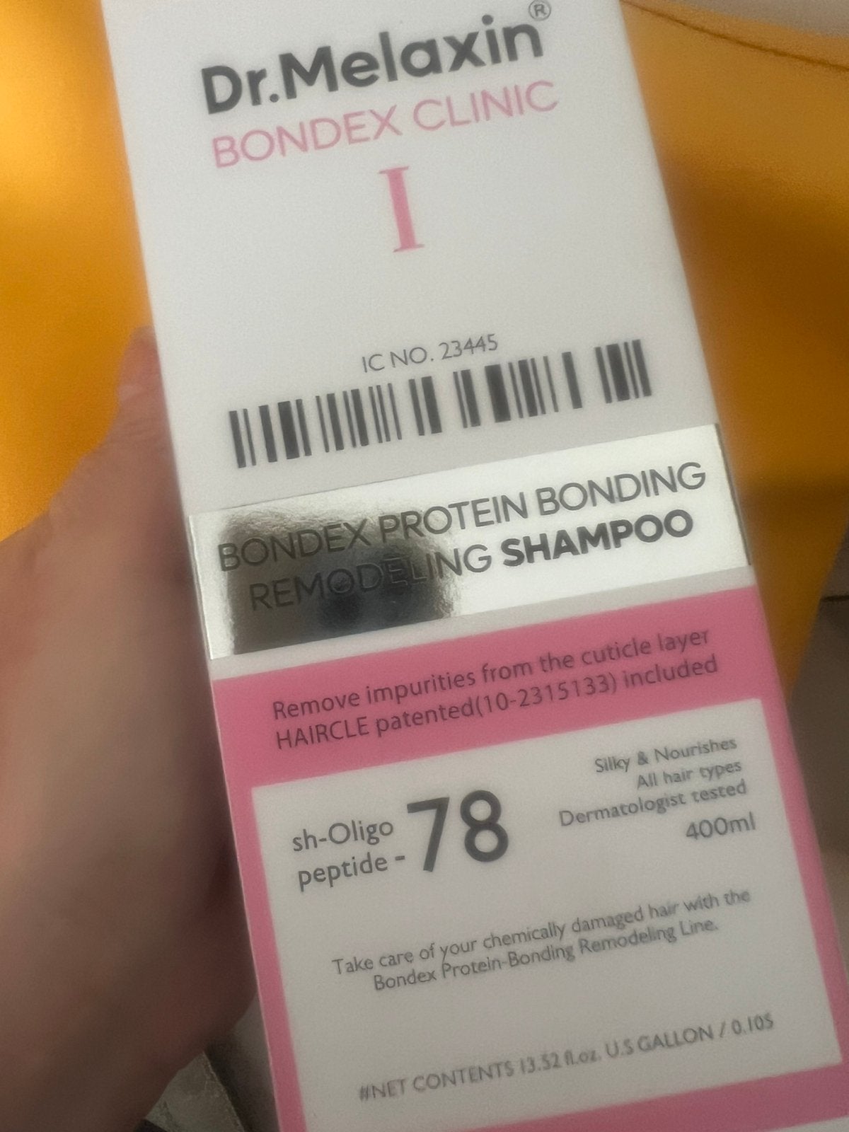 New-Dr Melaxin Protein BondexBonding Remodelling Shampoo 400, Ophalen of Verzenden, Nieuw, Shampoo of Conditioner