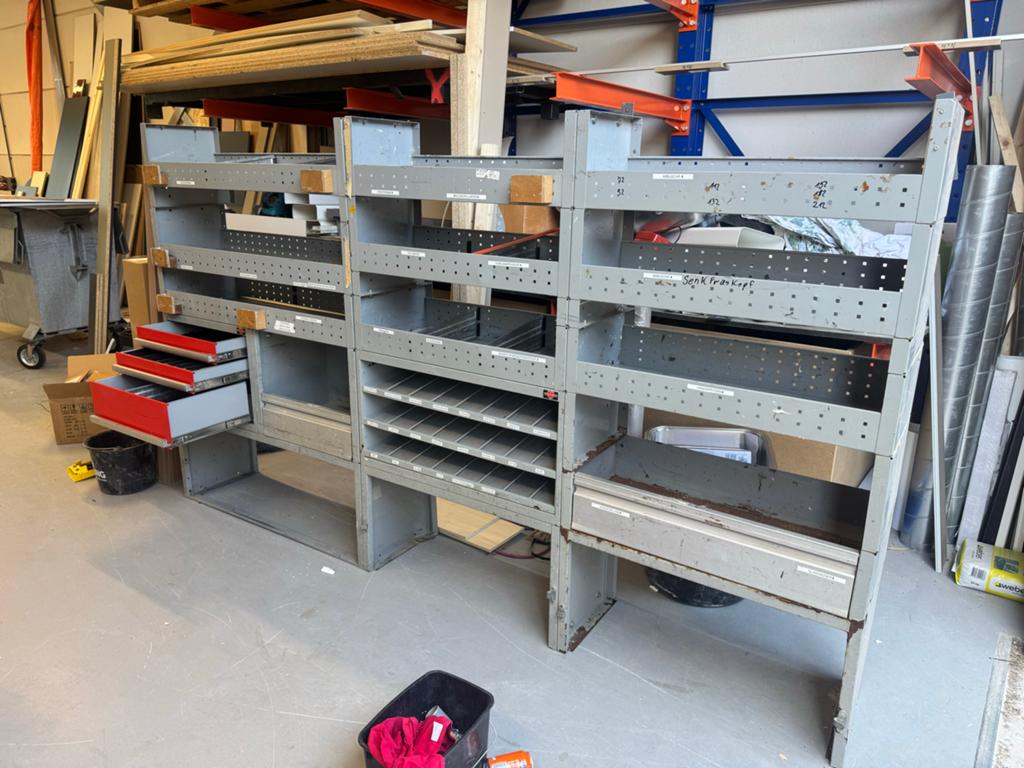 Bedrijfswageninrichting - Modulair Opbergsysteem, Ophalen