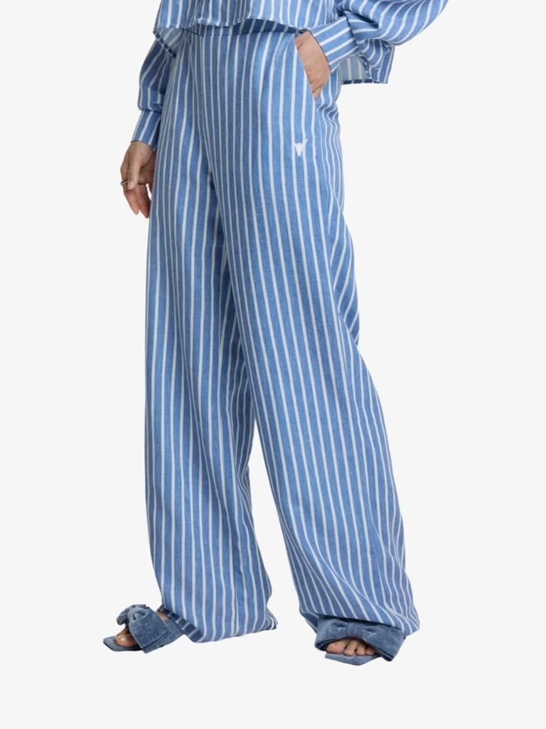Alix the label linnenmix streep pantalon nieuw, Alix the label, Blauw, Nieuw, Ophalen of Verzenden