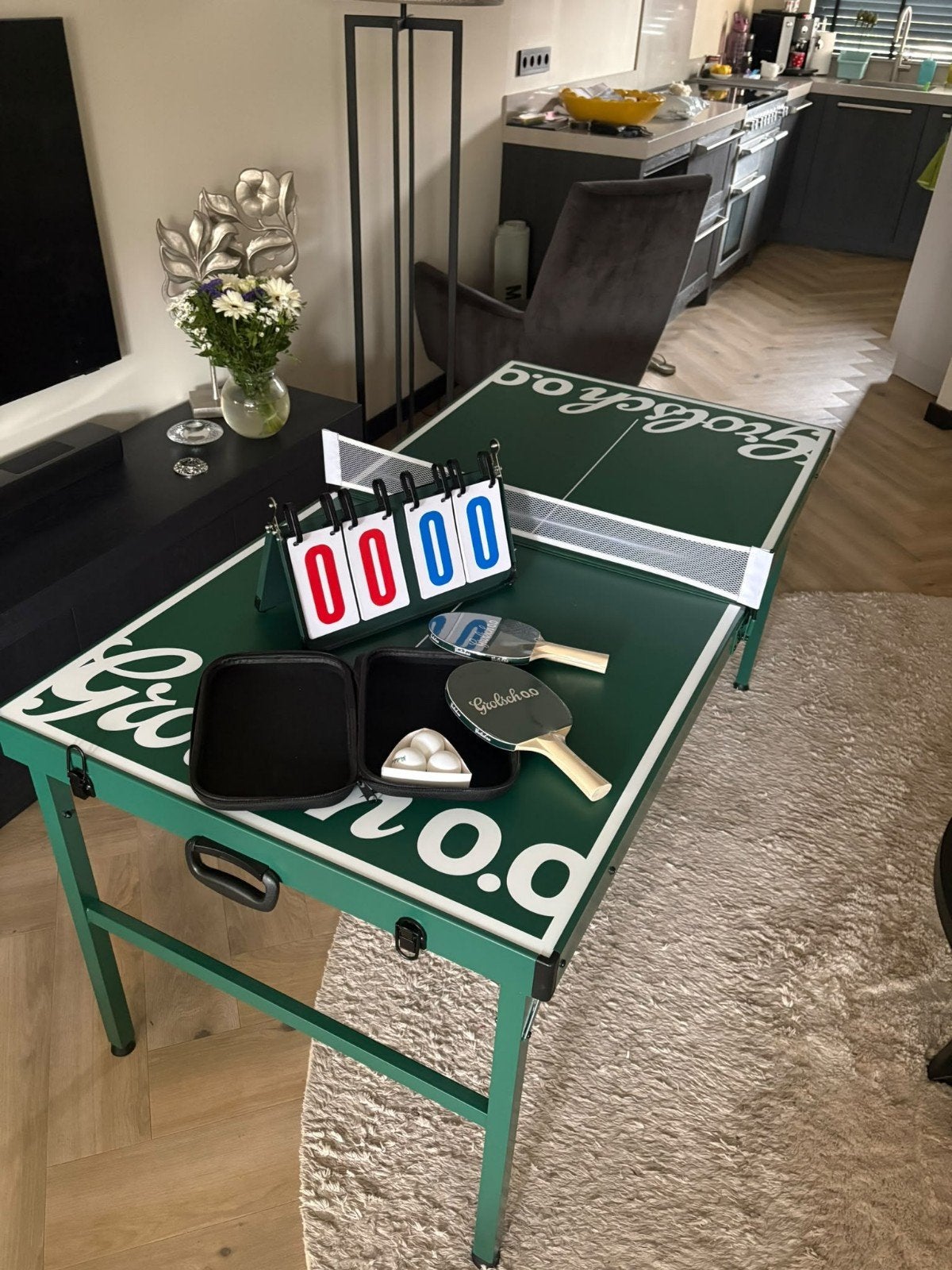 Grolsch Tafeltennistafel - Inklapbaar en Compleet, Ophalen
