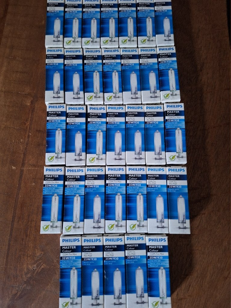 Partij Philips Master CDM en Osram Powerball lampen, Nieuw, Overige fittingen, Ophalen of Verzenden, Warm wit
