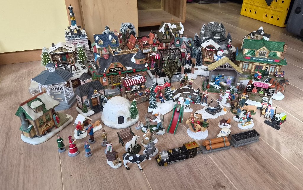 Kerstdorp, Ophalen, Gebruikt