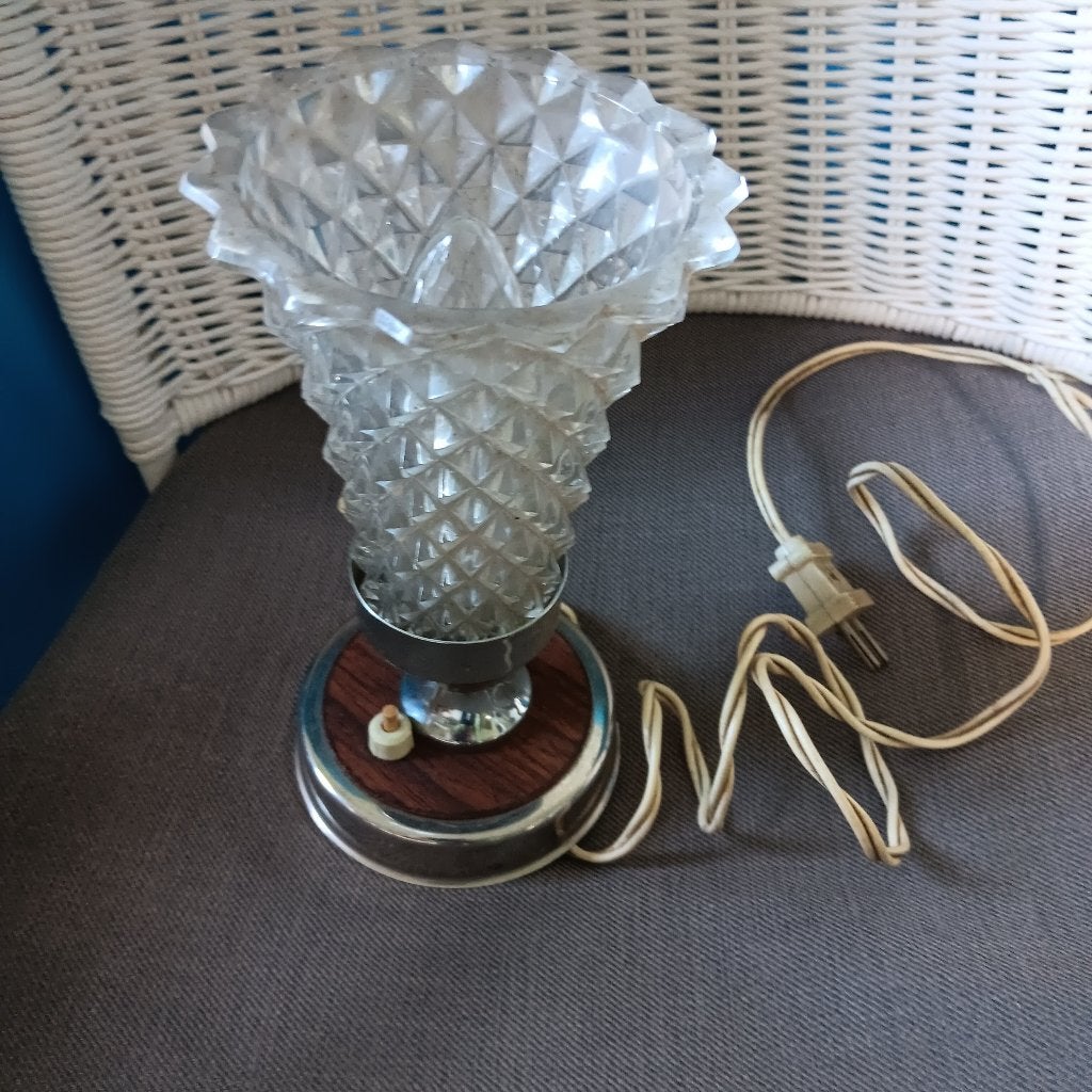 Vintage Mid- Century modern kelklamp., Ophalen of Verzenden