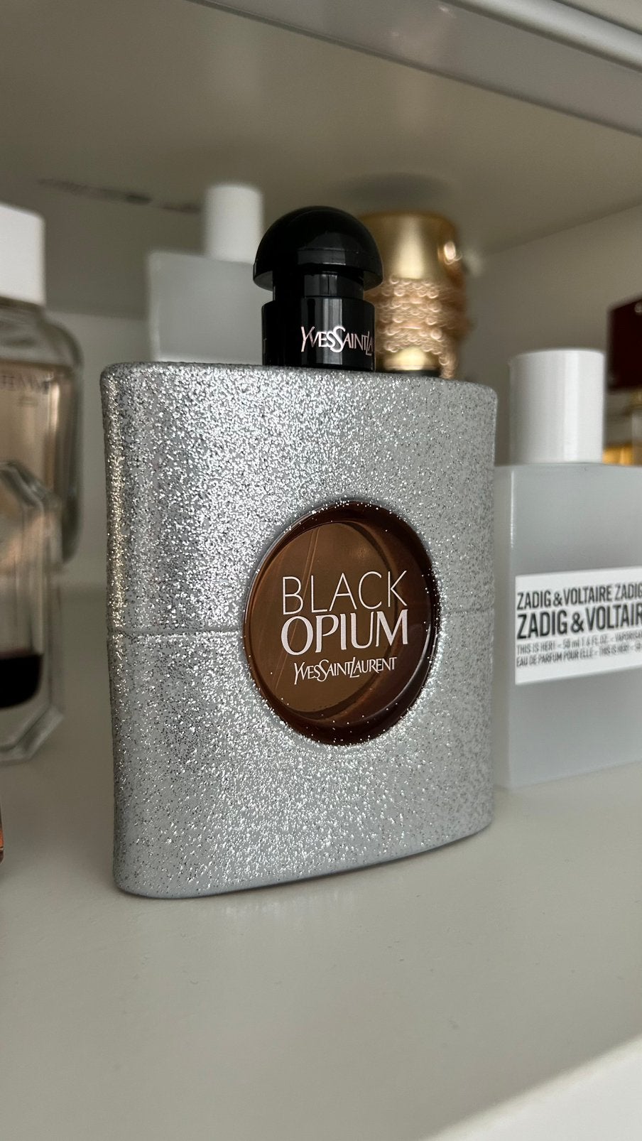 Black opium glitter 90ml, Ophalen of Verzenden, Zo goed als nieuw