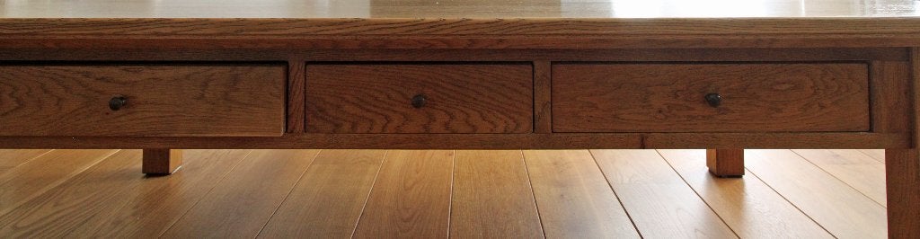 Salontafel Licht eiken, Eikenhout, Zo goed als nieuw, 150 tot 200 cm, 50 tot 100 cm