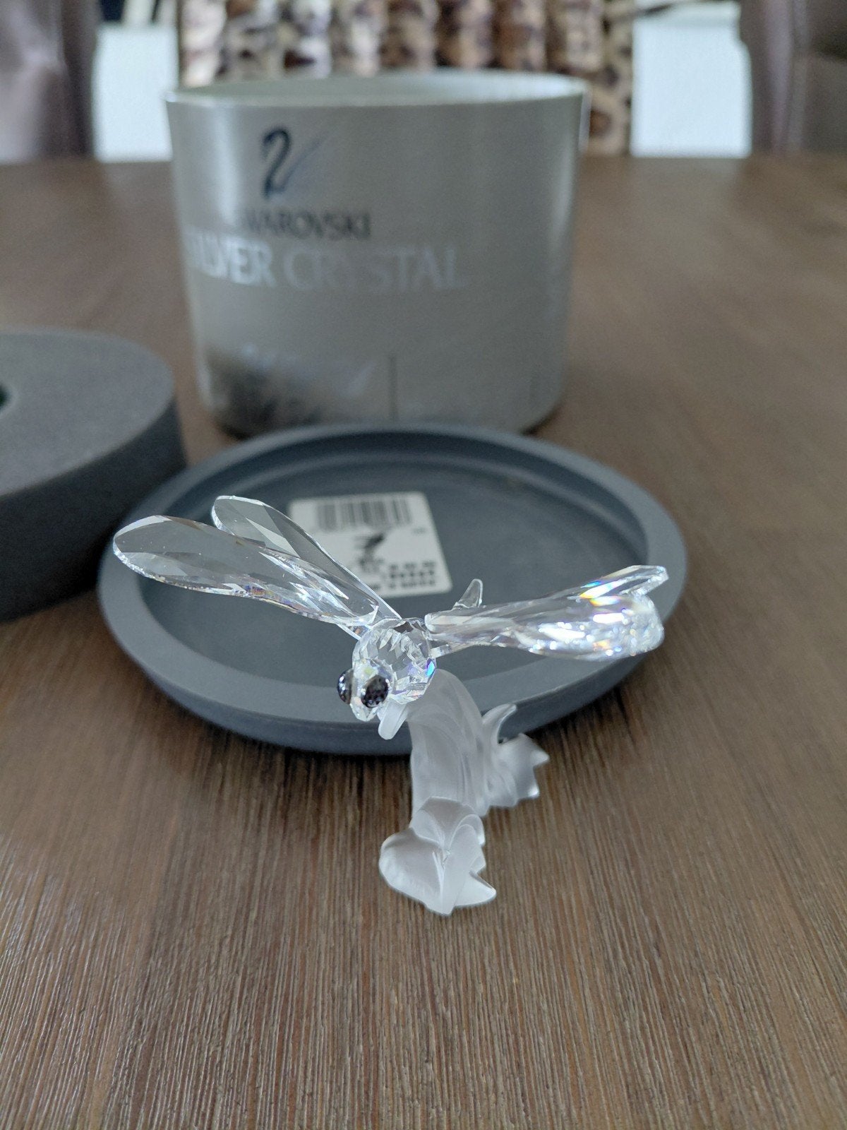 Swarovski libelle Originele verpakking, Ophalen of Verzenden, Zo goed als nieuw, Figuurtje